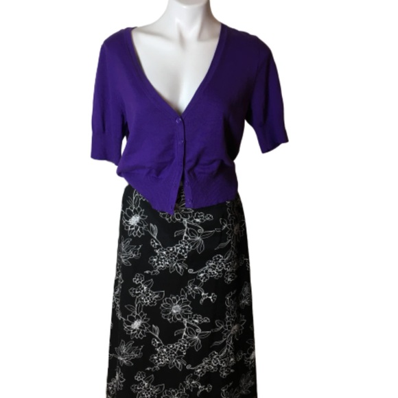 SAG HARBOR cotton maxi skirt fully lined size 14 - Picture 1 of 7